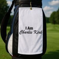 I Am Charlie Kirk Golf Towel thumb 2