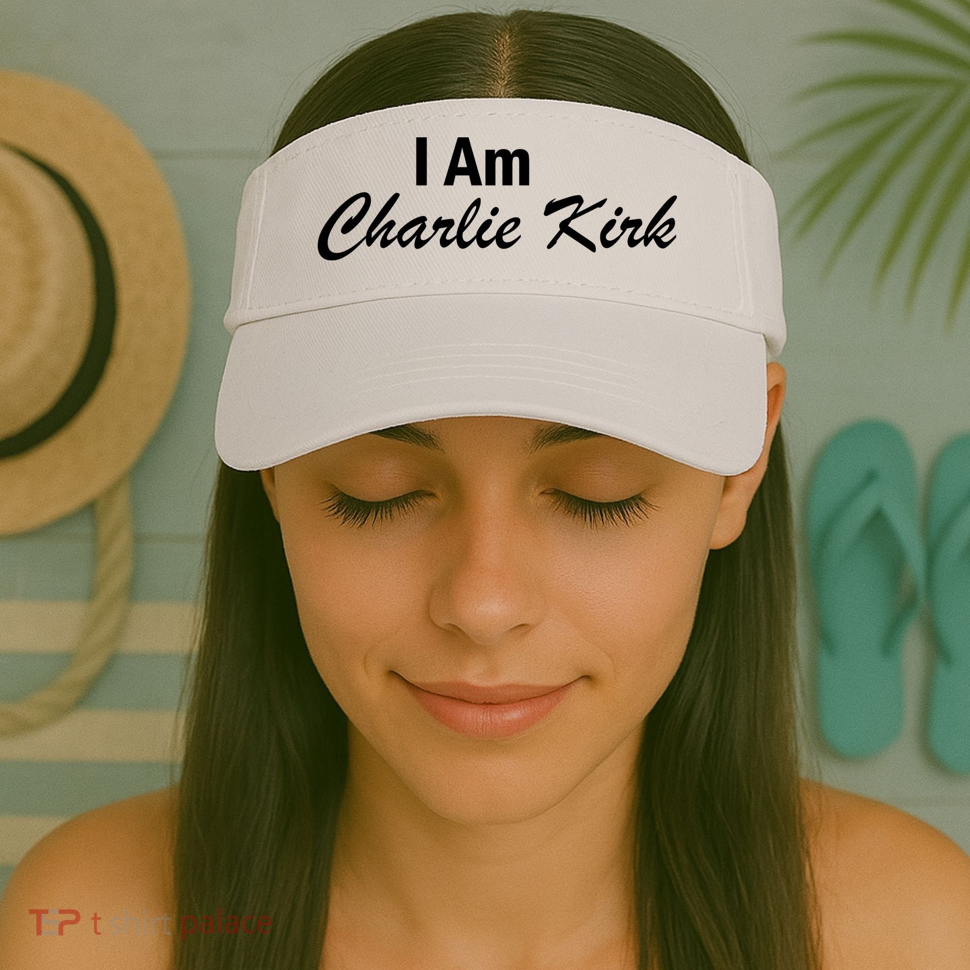 I Am Charlie Kirk Visor