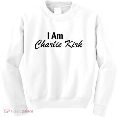 I Am Charlie Kirk Kids Sweatshirt