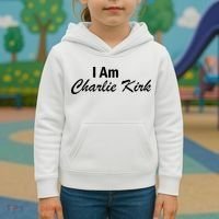 I Am Charlie Kirk Kids Hoodie thumb 3
