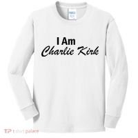 I Am Charlie Kirk Kids Long Sleeve Shirt thumb 0