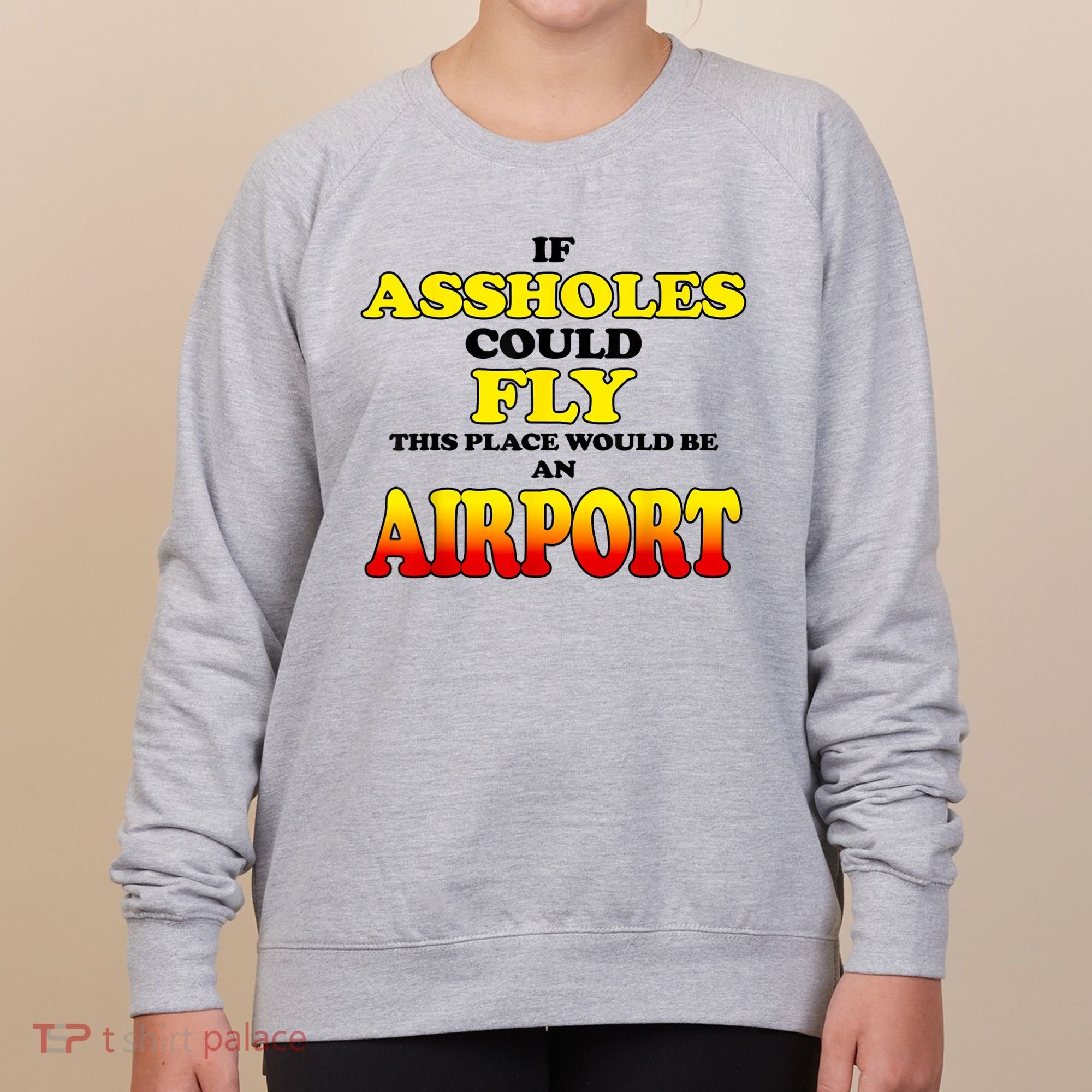 If Assholes Could Fly This Place Would Be An Airport Women's Sweatshirt