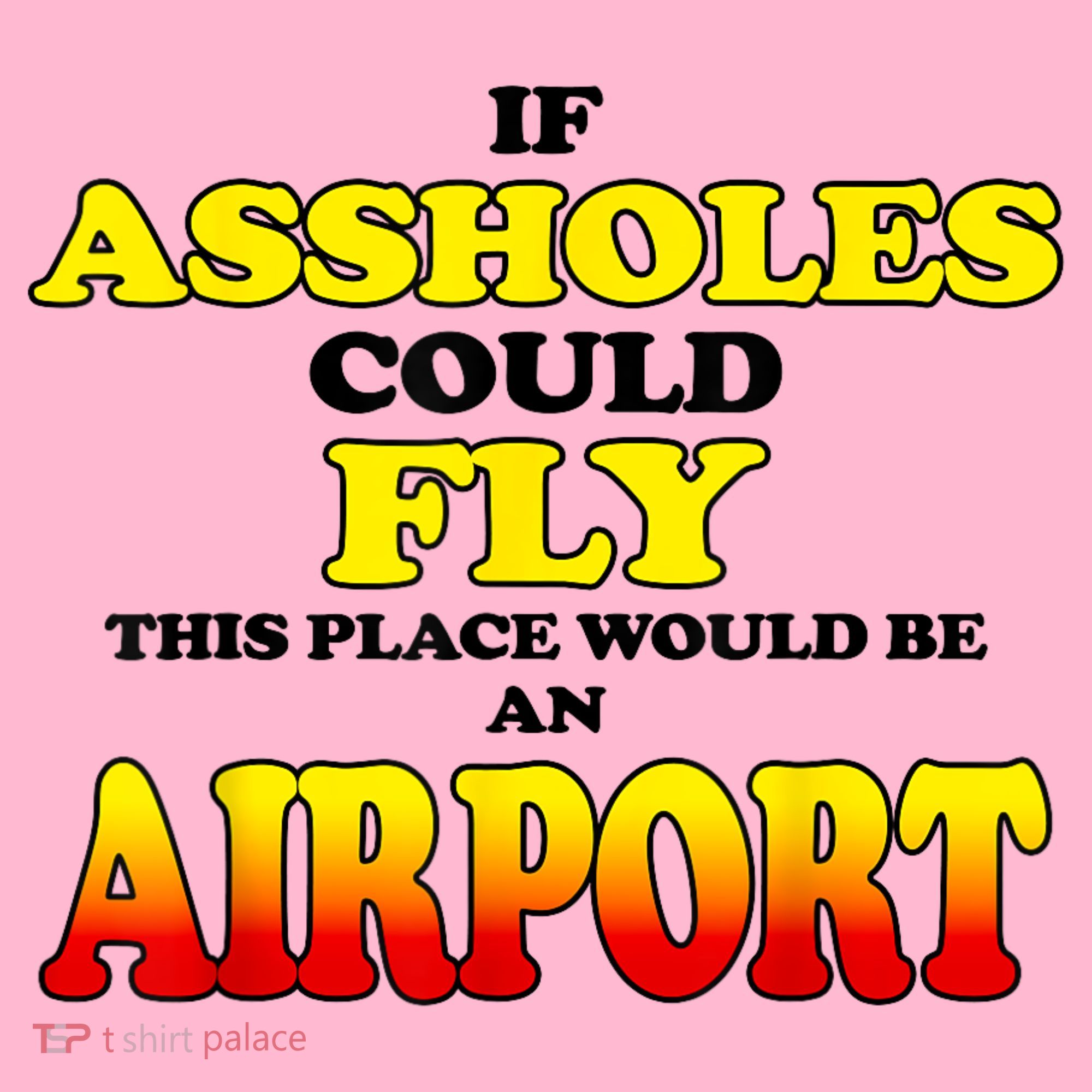 If Assholes Could Fly This Place Would Be An Airport Coaster