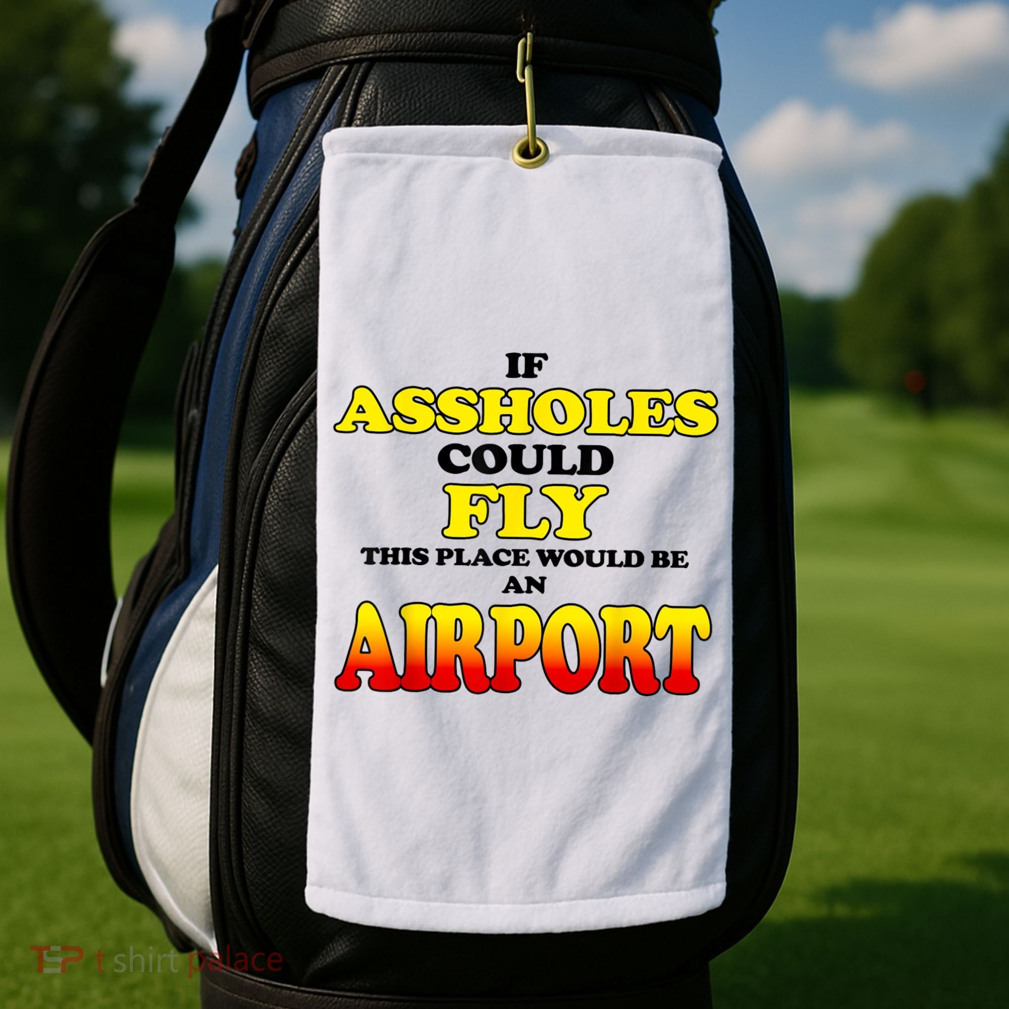 If Assholes Could Fly This Place Would Be An Airport Golf Towel