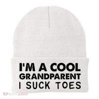 I’m A Cool Grandparent I Suck Toes Beanie thumb 0