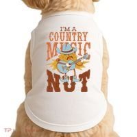 I'm A Country Music Nut Funny Doggie Tank thumb 0