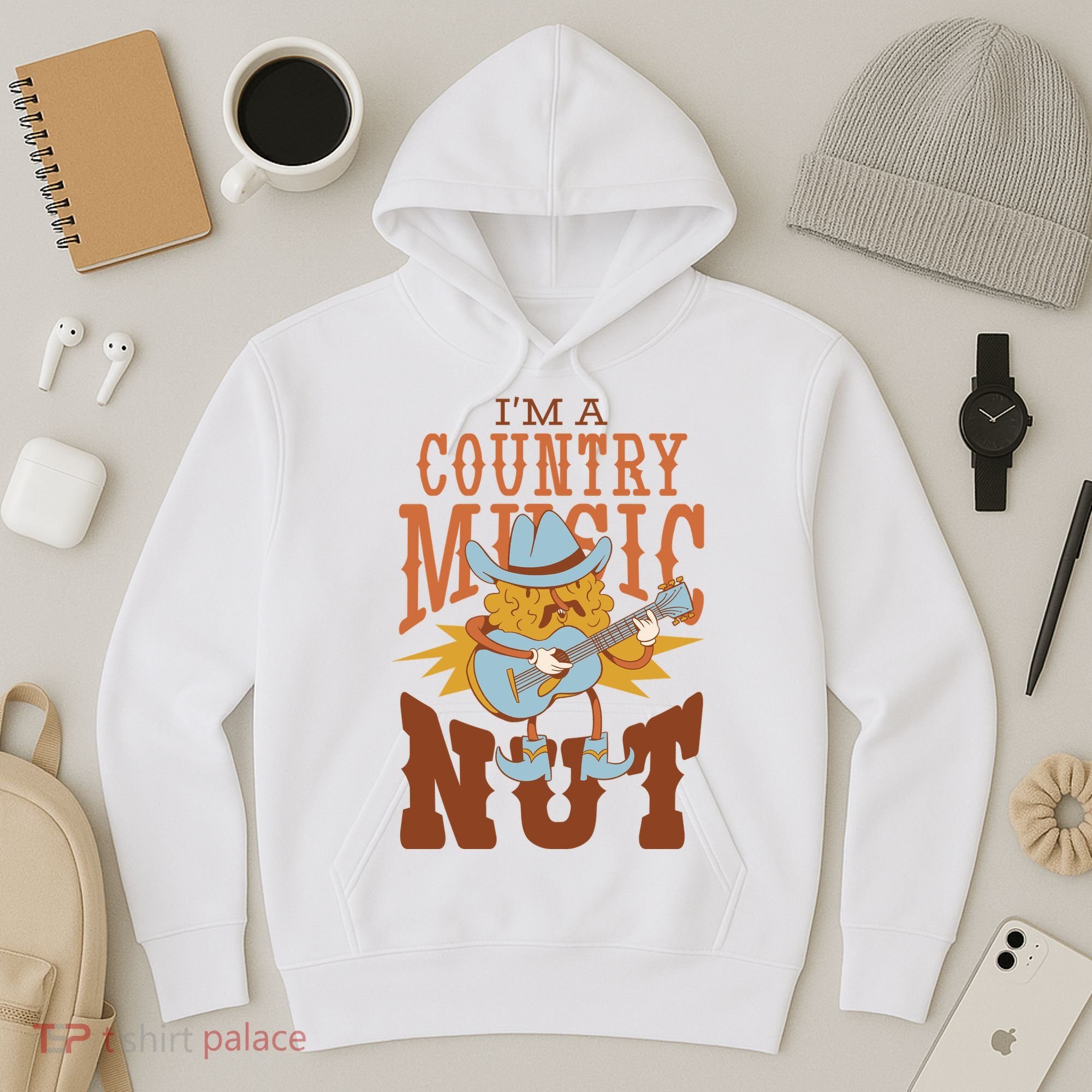 I'm A Country Music Nut Funny Hoodie