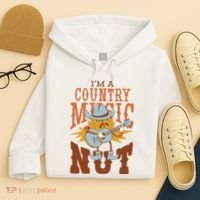 I'm A Country Music Nut Funny Hoodie thumb 4