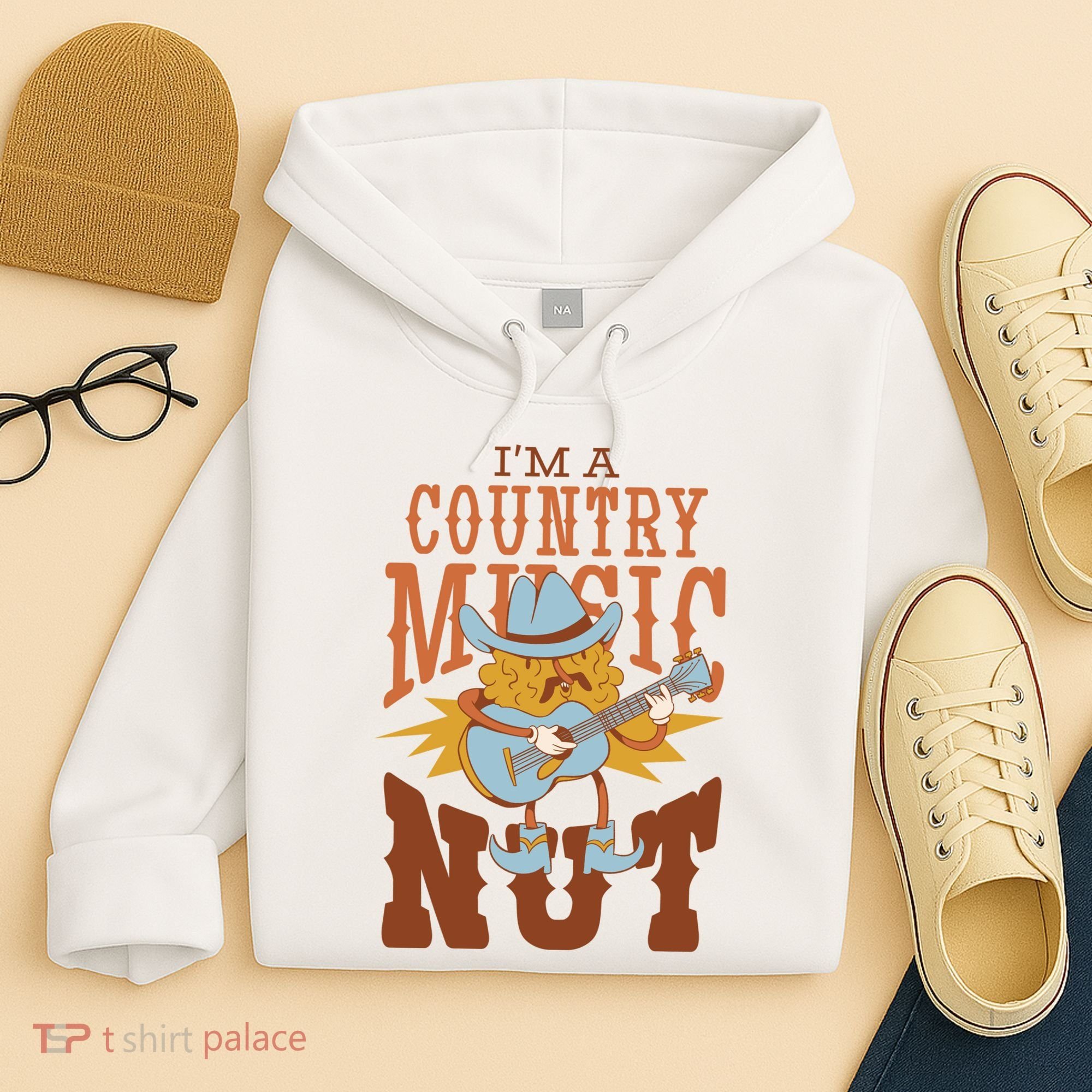 I'm A Country Music Nut Funny Hoodie