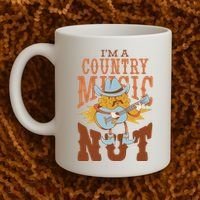 I'm A Country Music Nut Funny Coffee Mug thumb 2