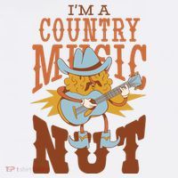 I'm A Country Music Nut Funny Women's Hoodie thumb 2
