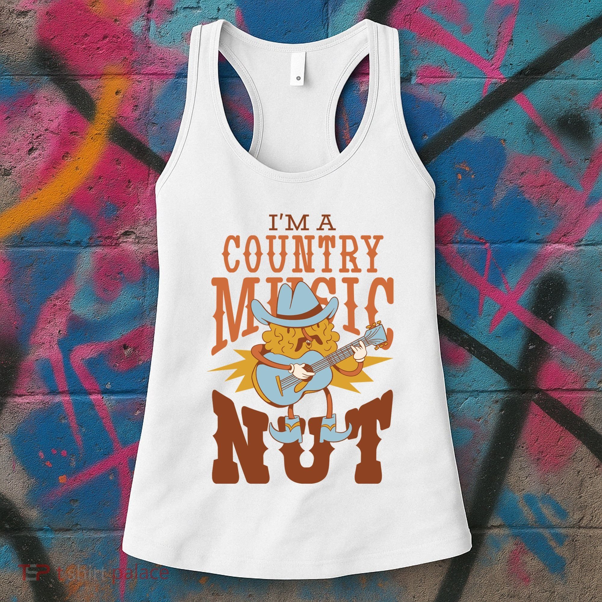 I'm A Country Music Nut Funny Women's Tank Top