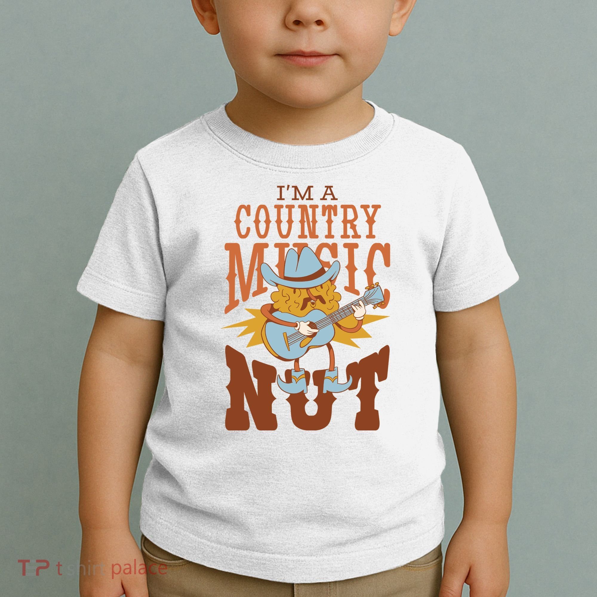 I'm A Country Music Nut Funny Toddler T-Shirt