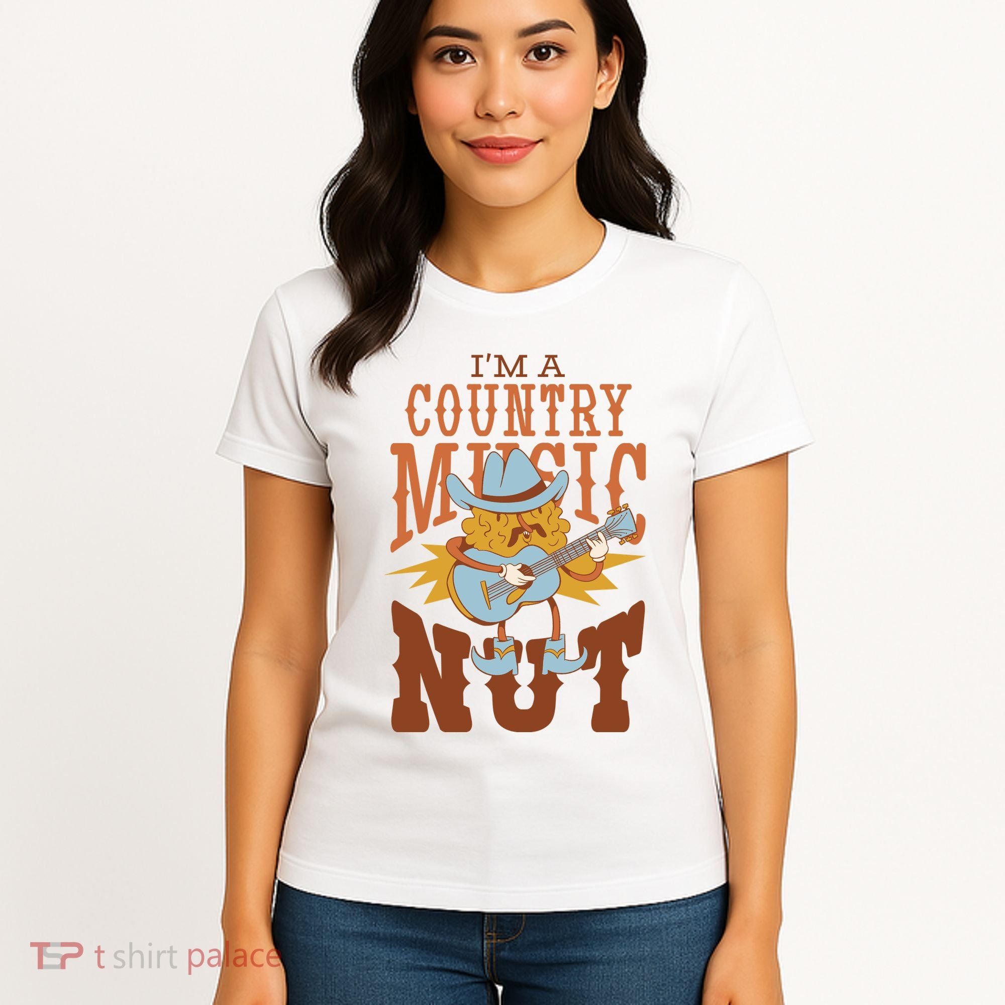 I'm A Country Music Nut Funny Women's T-Shirt
