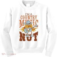 I'm A Country Music Nut Funny Kids Sweatshirt thumb 0