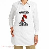 I Am Currently Unsupervised Chicken Rooster Funny Apron thumb 2