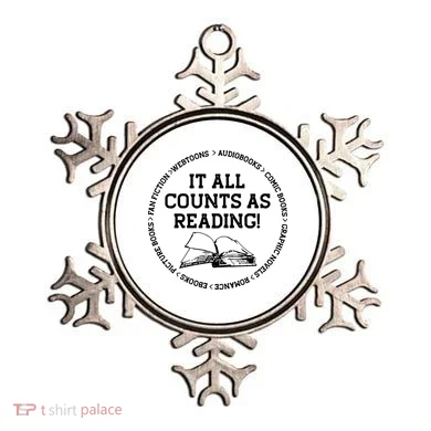 It All Counts As Reading Ornament