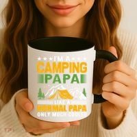 I´m A Camping Papa Like A Normal Papa Only Much Cooler Coffee Mug thumb 3
