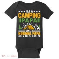 I´m A Camping Papa Like A Normal Papa Only Much Cooler Baby Bodysuit thumb 0