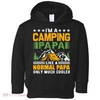 I´m A Camping Papa Like A Normal Papa Only Much Cooler Toddler Hoodie thumb 0