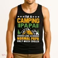 I´m A Camping Papa Like A Normal Papa Only Much Cooler Tank Top thumb 3