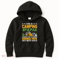 I´m A Camping Papa Like A Normal Papa Only Much Cooler Kids Hoodie thumb 0