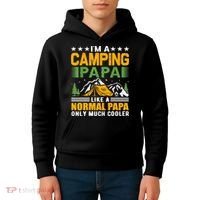 I´m A Camping Papa Like A Normal Papa Only Much Cooler Kids Hoodie thumb 4