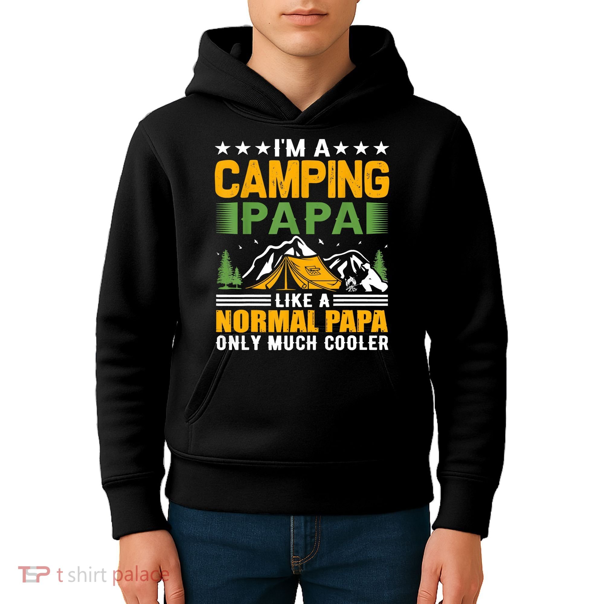 I´m A Camping Papa Like A Normal Papa Only Much Cooler Kids Hoodie