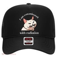 I Am Contaminated With Radiation Funny Cat Dank Odd Meme Hat thumb 0