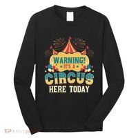 Its A Circus Here Today Circus Birthday Party Costume Long Sleeve Shirt thumb 0