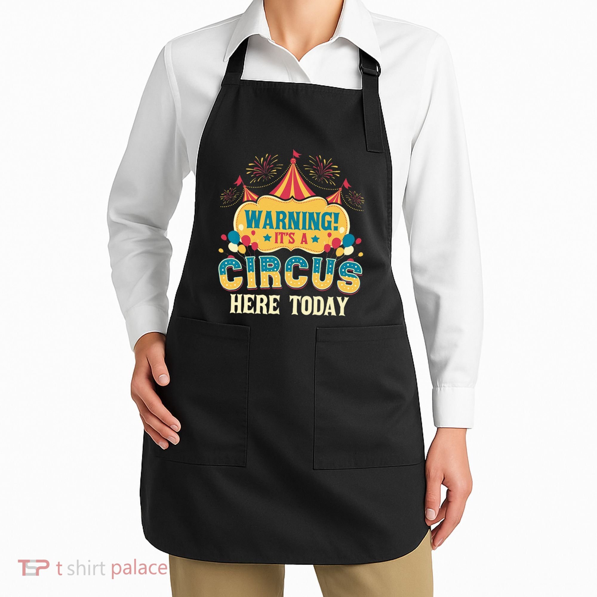 Its A Circus Here Today Circus Birthday Party Costume Apron