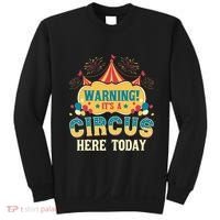 Its A Circus Here Today Circus Birthday Party Costume Sweatshirt thumb 0