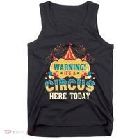 Its A Circus Here Today Circus Birthday Party Costume Tank Top thumb 0