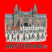 I Amsterdam Cool Santa Hat thumb 1