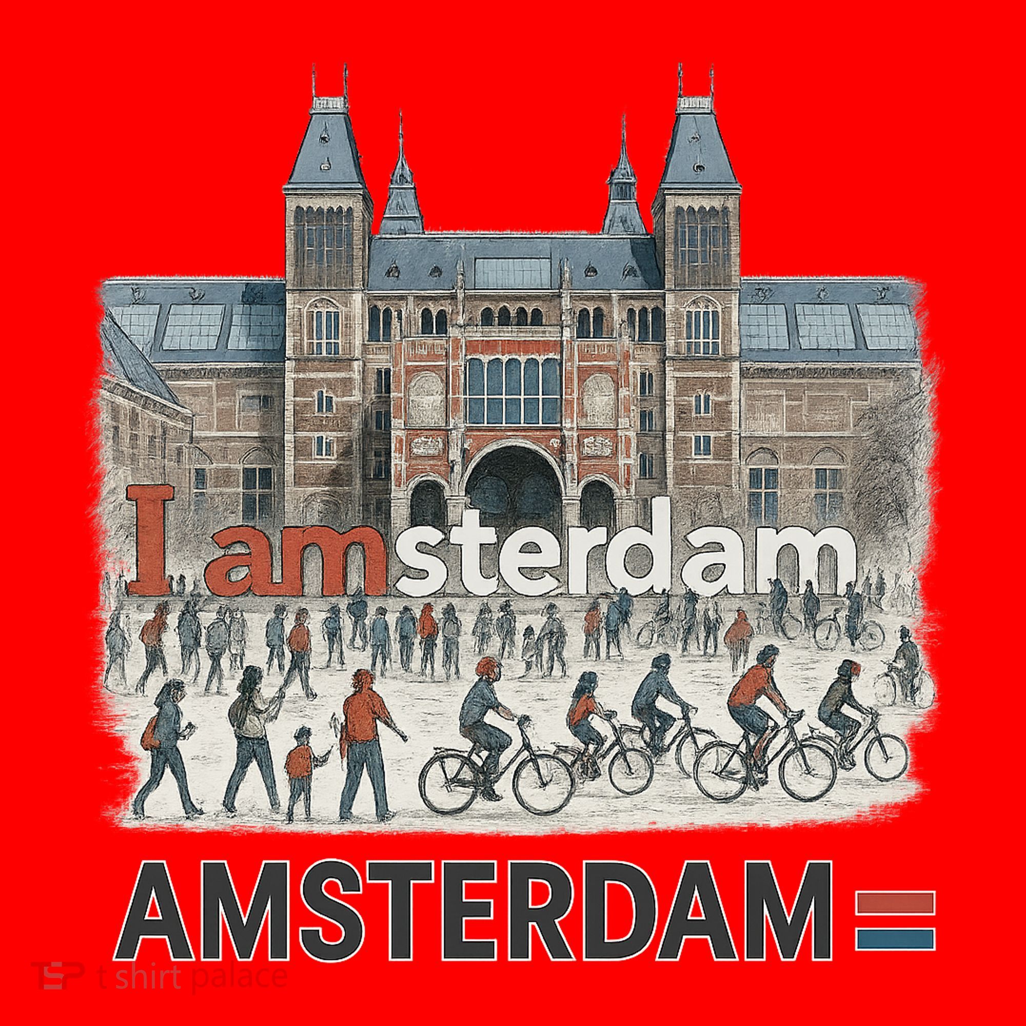 I Amsterdam Cool Santa Hat