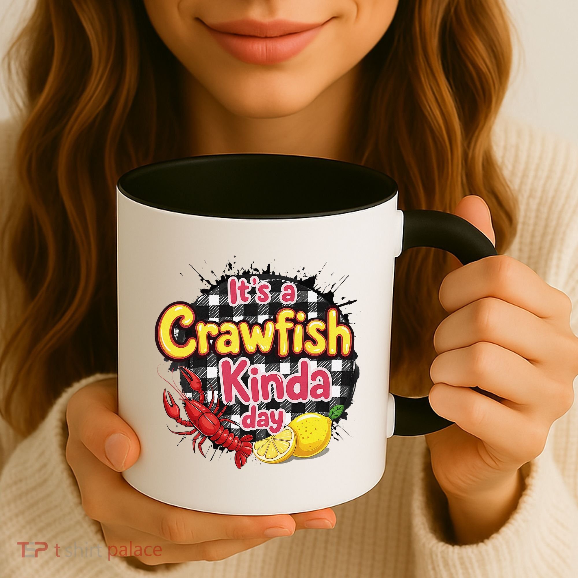 Its A CrawFish Kinda Day Crawfish Funny Louisiana Seafood Coffee Mug
