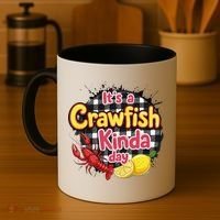 Its A CrawFish Kinda Day Crawfish Funny Louisiana Seafood Coffee Mug thumb 4