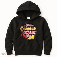 Its A CrawFish Kinda Day Crawfish Funny Louisiana Seafood Kids Hoodie thumb 0