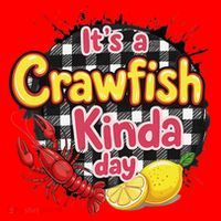 Its A CrawFish Kinda Day Crawfish Funny Louisiana Seafood Santa Hat thumb 1