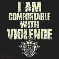 I Am Comfortable With Violence Beanie thumb 2