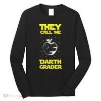 I Am Darth Grader Sci Fi Space Long Sleeve Shirt thumb 0