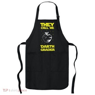 I Am Darth Grader Sci Fi Space Apron