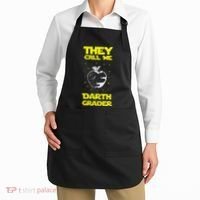 I Am Darth Grader Sci Fi Space Apron thumb 2