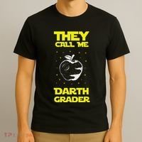I Am Darth Grader Sci Fi Space T-Shirt thumb 3