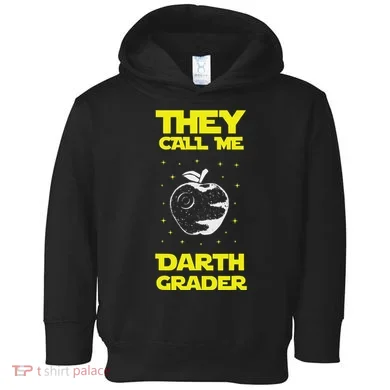 I Am Darth Grader Sci Fi Space Toddler Hoodie