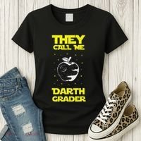 I Am Darth Grader Sci Fi Space Women's T-Shirt thumb 3