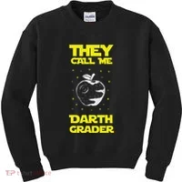 I Am Darth Grader Sci Fi Space Kids Sweatshirt thumb 0