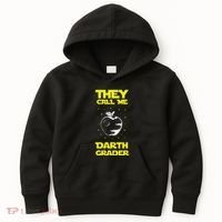 I Am Darth Grader Sci Fi Space Kids Hoodie thumb 0