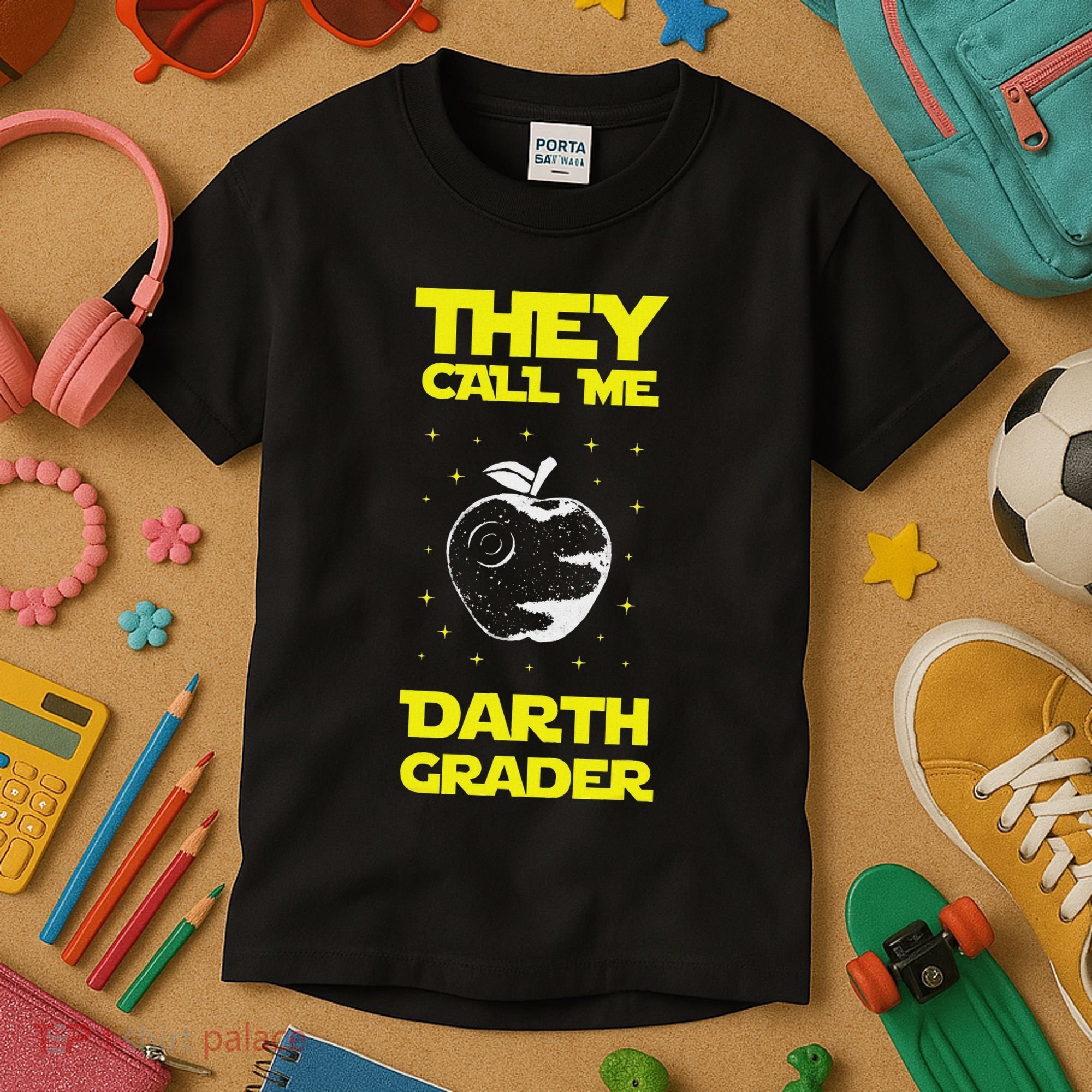 I Am Darth Grader Sci Fi Space Kids T-Shirt