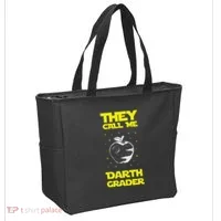 I Am Darth Grader Sci Fi Space Tote Bag thumb 2